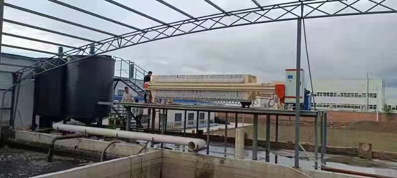 隔膜壓濾機(jī)安裝圖片
